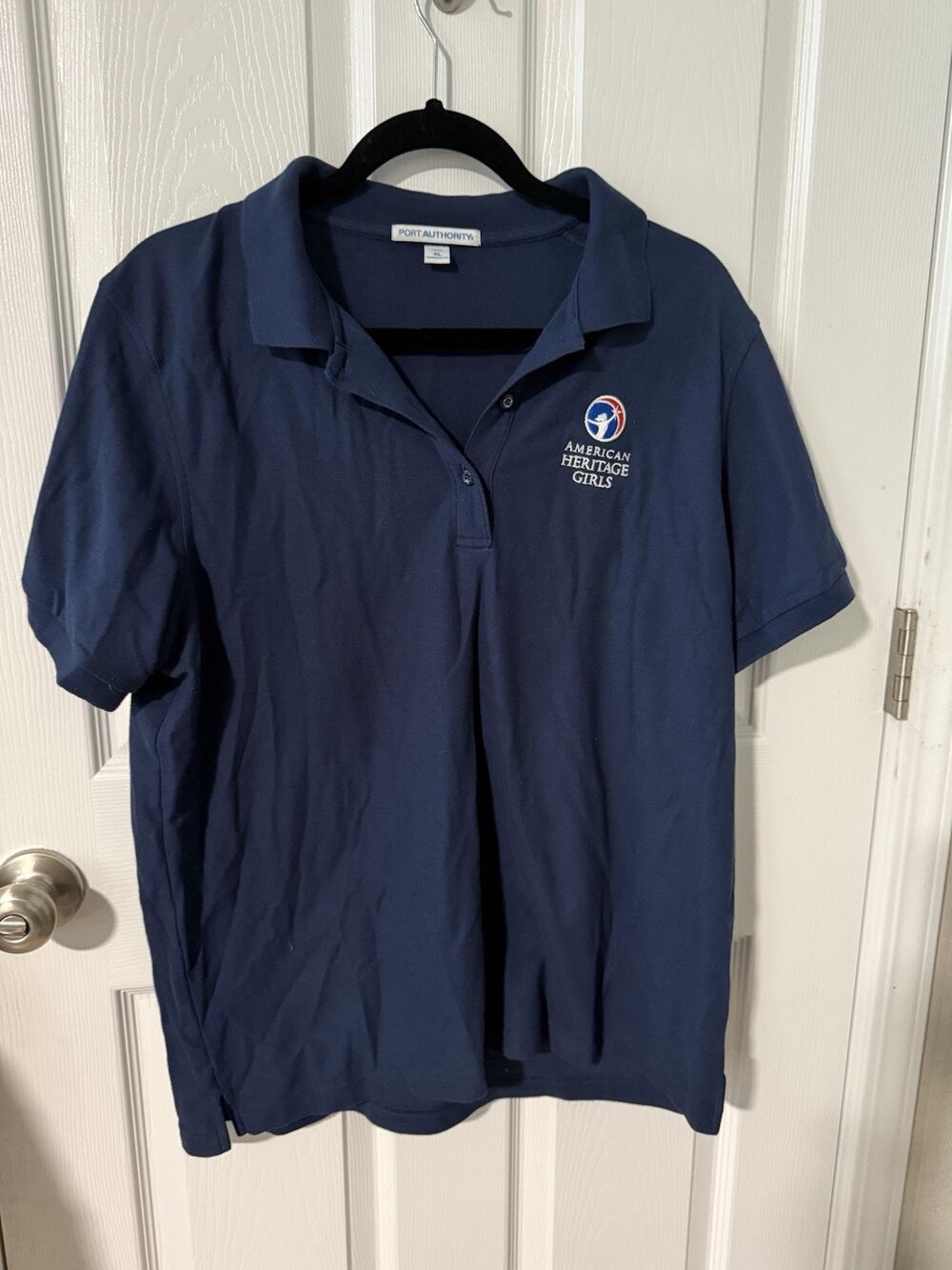 American Heritage Girls Adult Class A, Leader Polo AHG XL